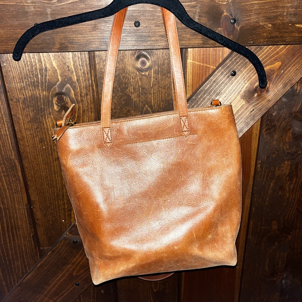 Madewell Leather Tote Bag